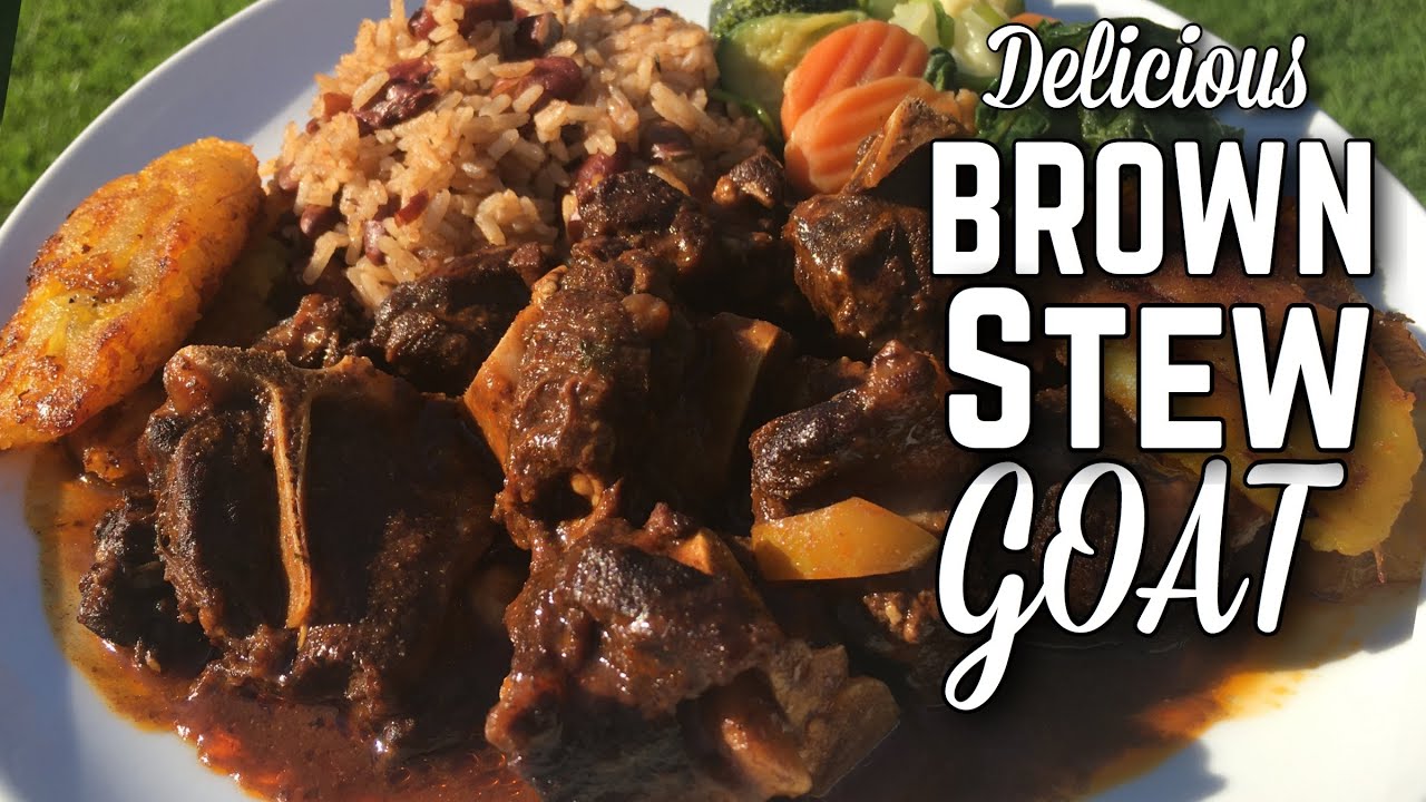 Delicious Brown Stew Goat | @Food konnection