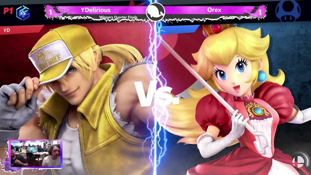 YDelirious (Terry) vs. Orex (Peach) - The Fish Tank @ TNLG - WQF