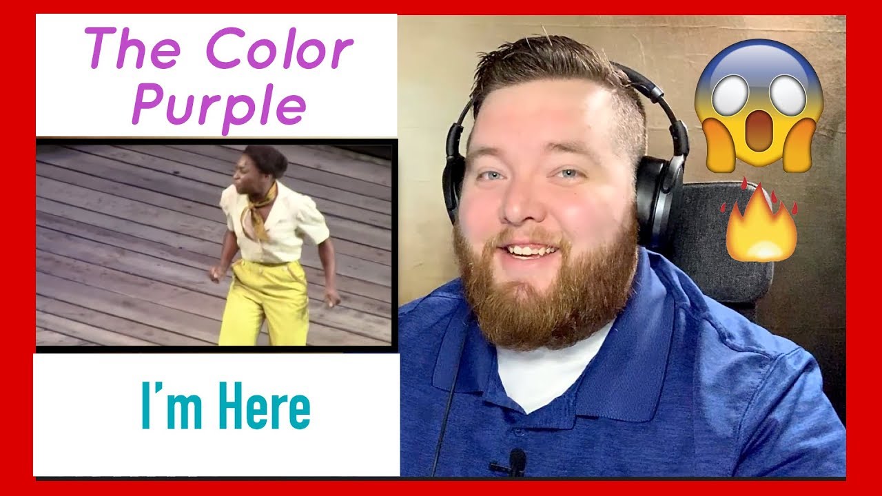 Cynthia Erivo | “I’m Here” The Color Purple | Jerod M Reaction