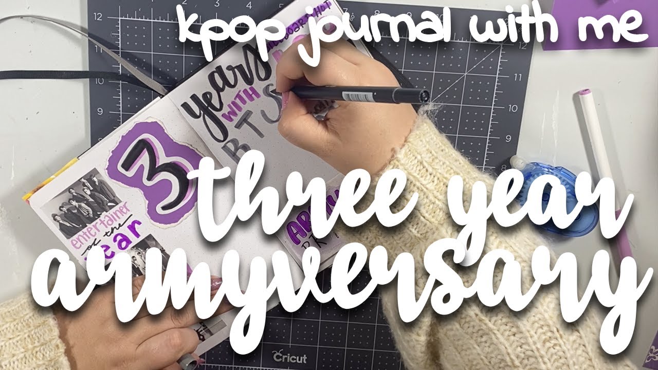 three year ARMYversary | kpop journal with me