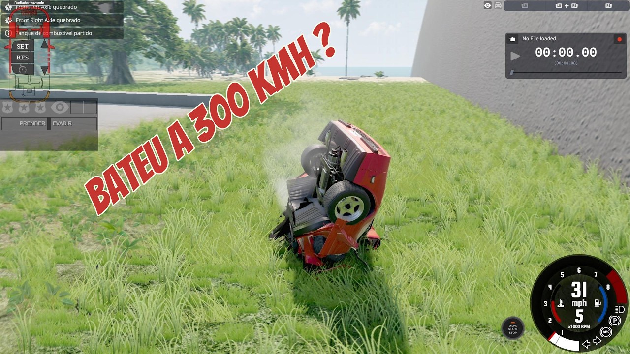 Batida a 300 KMH ? sobrou alguma coisa? Confere ai!