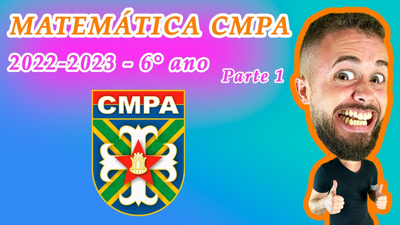 Correção Prova Matemática Colégio Militar de Porto Alegre (CMPA) 2022/2023 6° ano - Parte 1