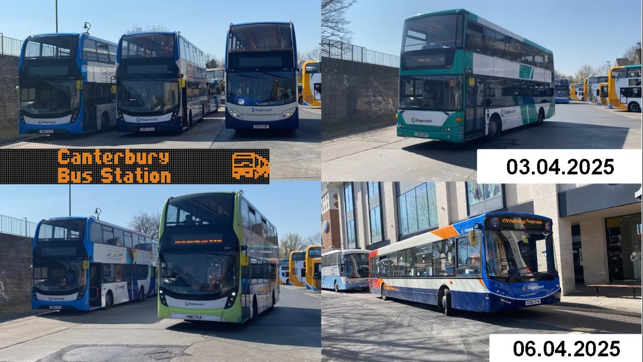 *27517 returns* Buses at Canterbury Bus Station - 03.04.2025 & 06.04.2025