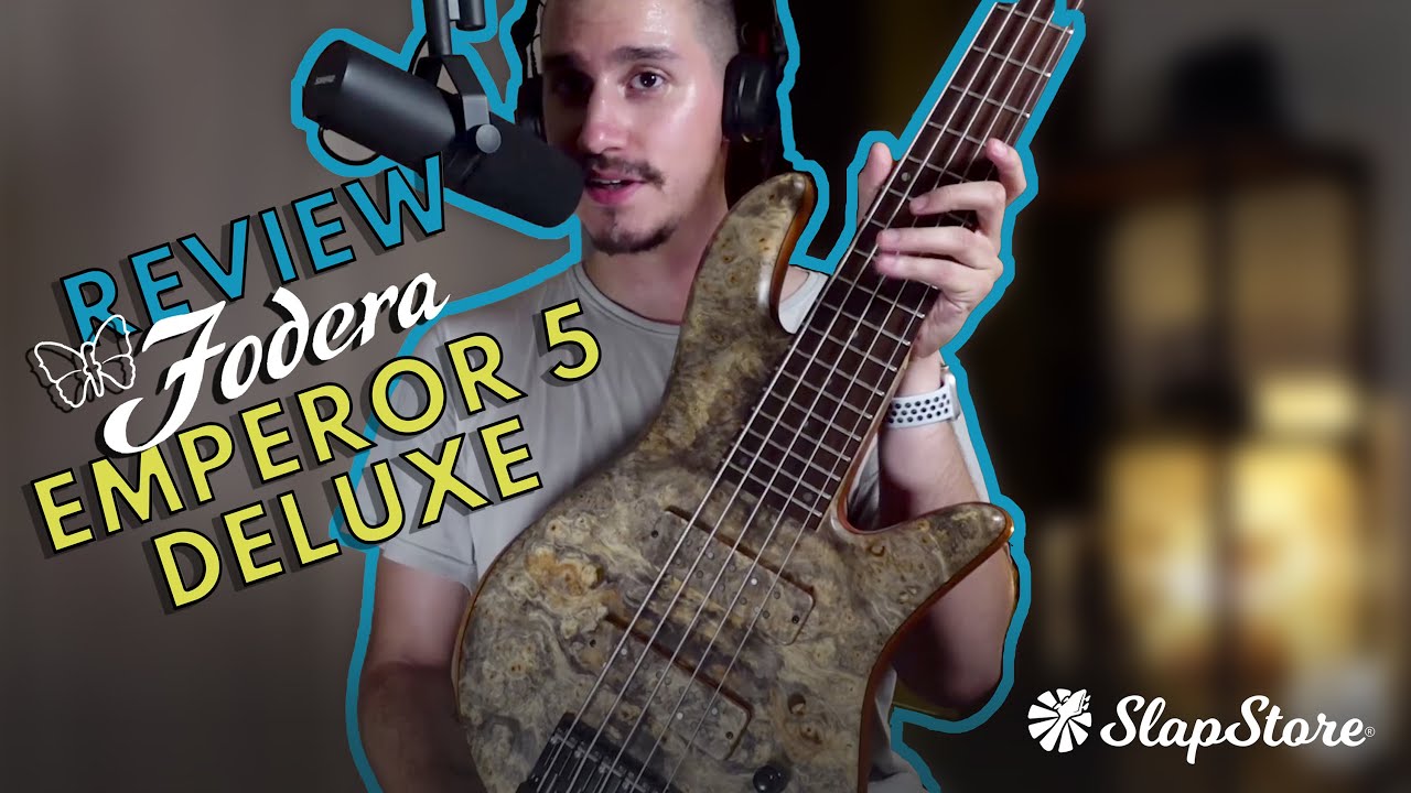 Bass Review: Fodera Emperor 5 Deluxe Buckeye Burl (ft. @DavidVause )