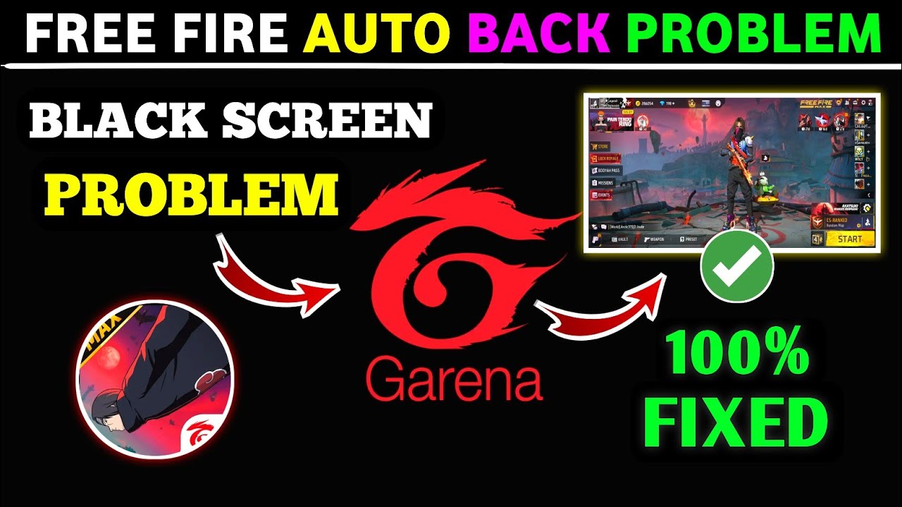 Free Fire Auto Back Problem Fix✅ | Free Fire Auto Exit Problem | Free Fire Black Screen Problem 2025
