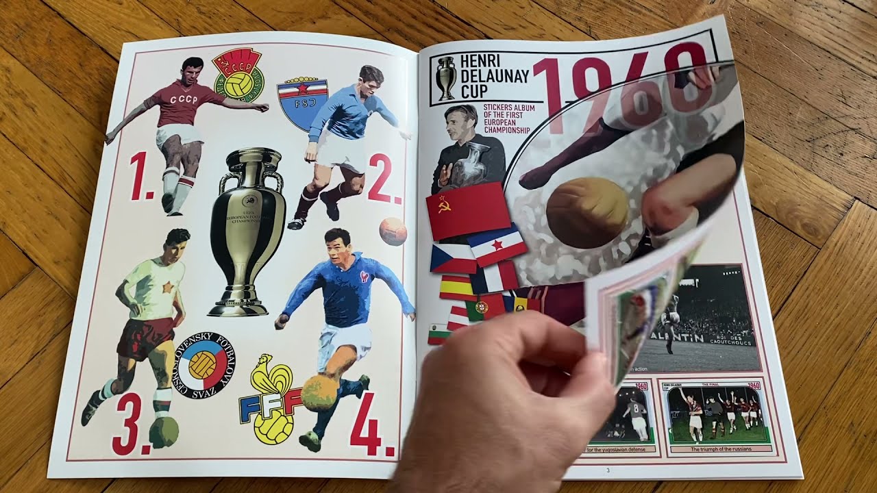 Album figurine Euro 60 Edizioni Amatoriali Qubotondo