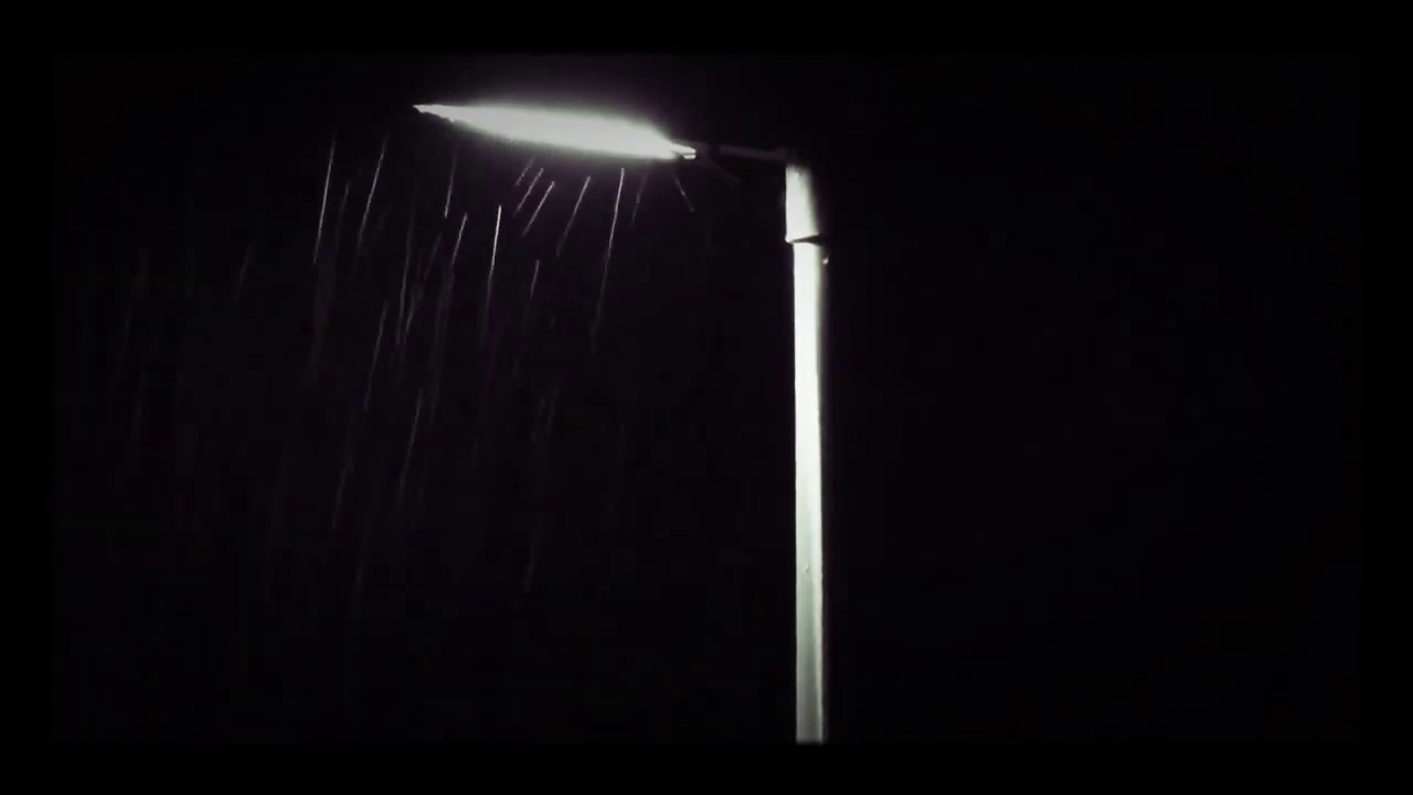 Heavy Rain Sounds at Night in the City , Distant Cars, Wind and Bird song: For Insomnia and Study