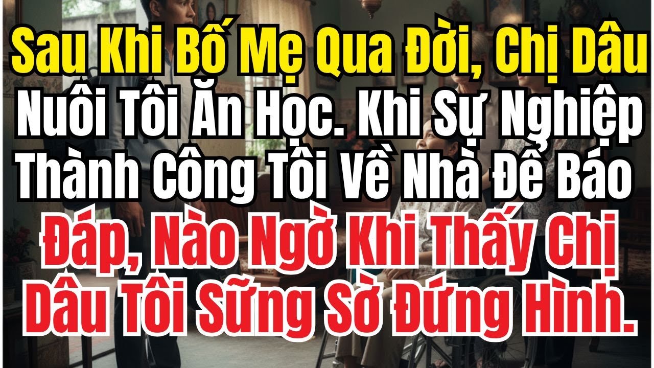 Sau Khi Bố Mẹ Mất, Chị Dâu Nuôi Tôi Ăn Học. Thành Đạt Trở Về Muốn Báo Đáp, Vừa Thấy Chị Tôi Sững Sờ!