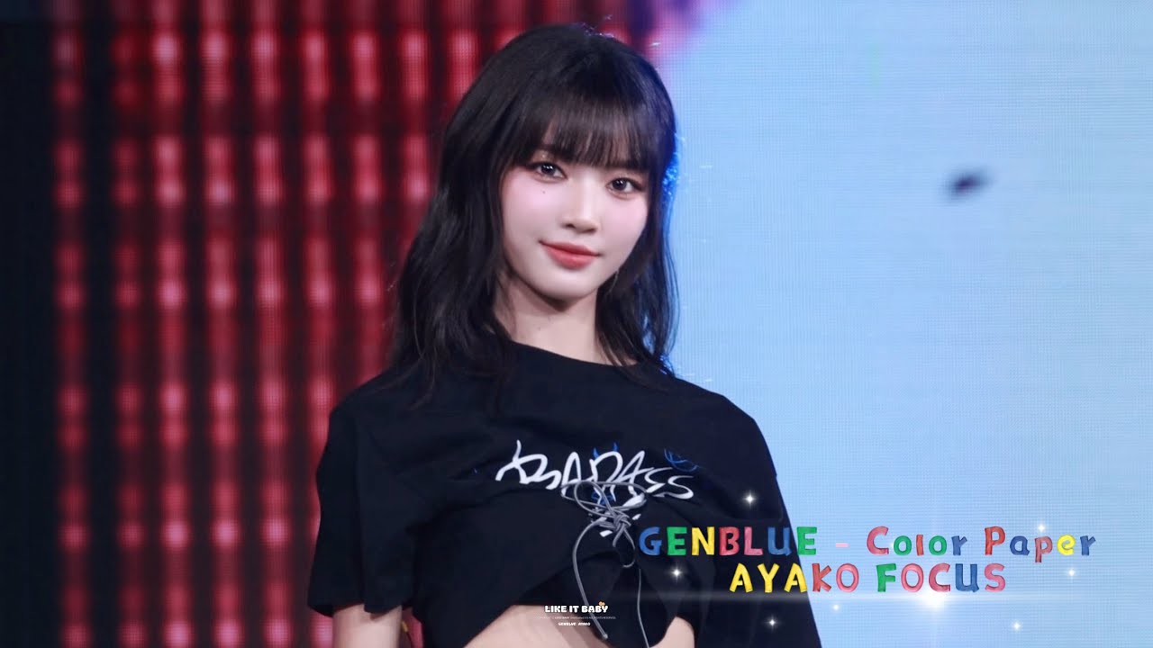 [4K]GENBLUE(젠블루) - Color Paper | 아야코 직캠 | AYAKO FOCUS (20251108 MIRROR INTO OURSELVES)