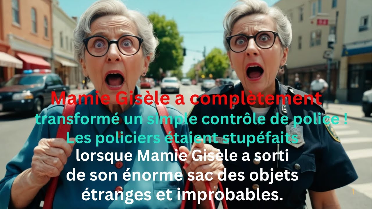 Mamie Gisèle face à la police 😄 Le contrôle le plus drôle de l’année