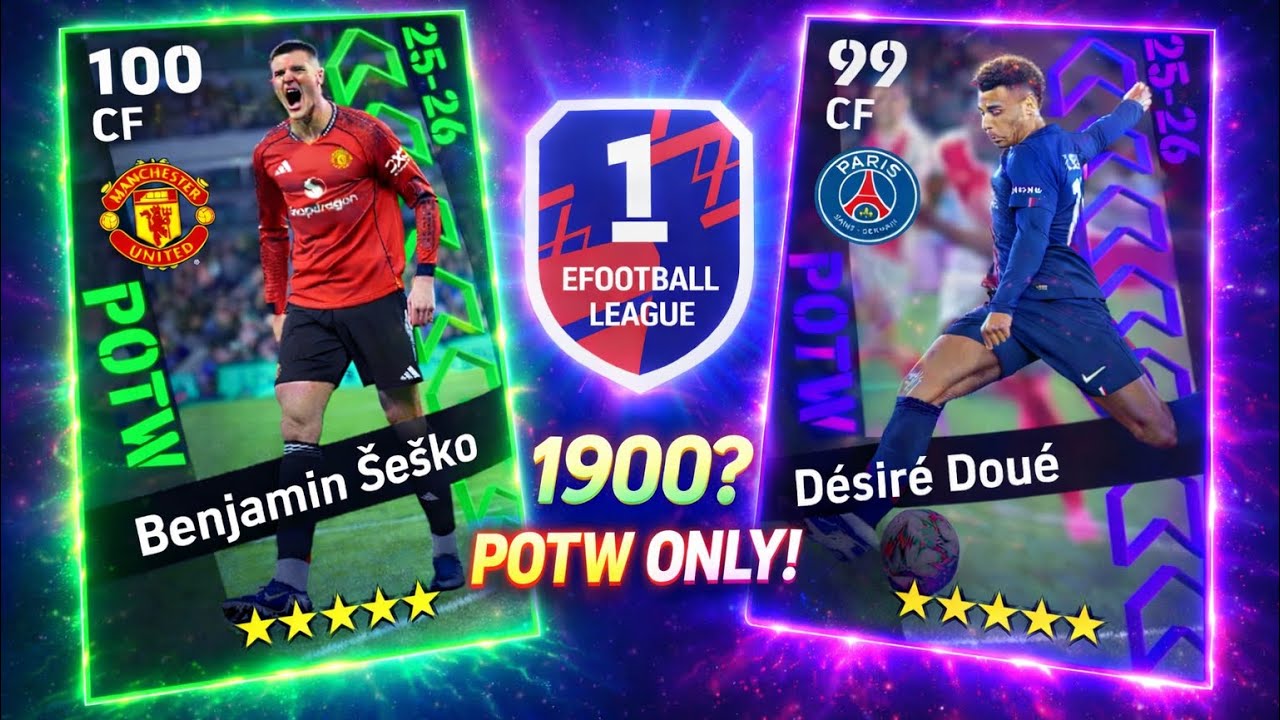 Division 1 Is Actually STRONG…POTW Only | eFootball Mobile 2026