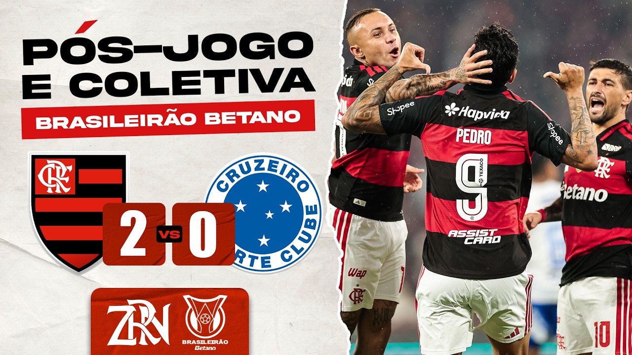 FLAMENGO X CRUZEIRO | BRASILEIRÃO 2026 | PÓS-JOGO E COLETIVA (AO VIVO)