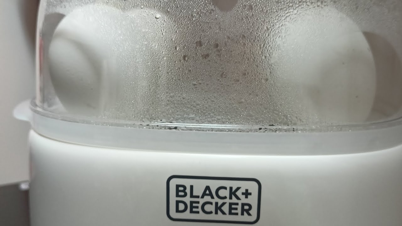 Unboxing my new black and decker egg cooker 