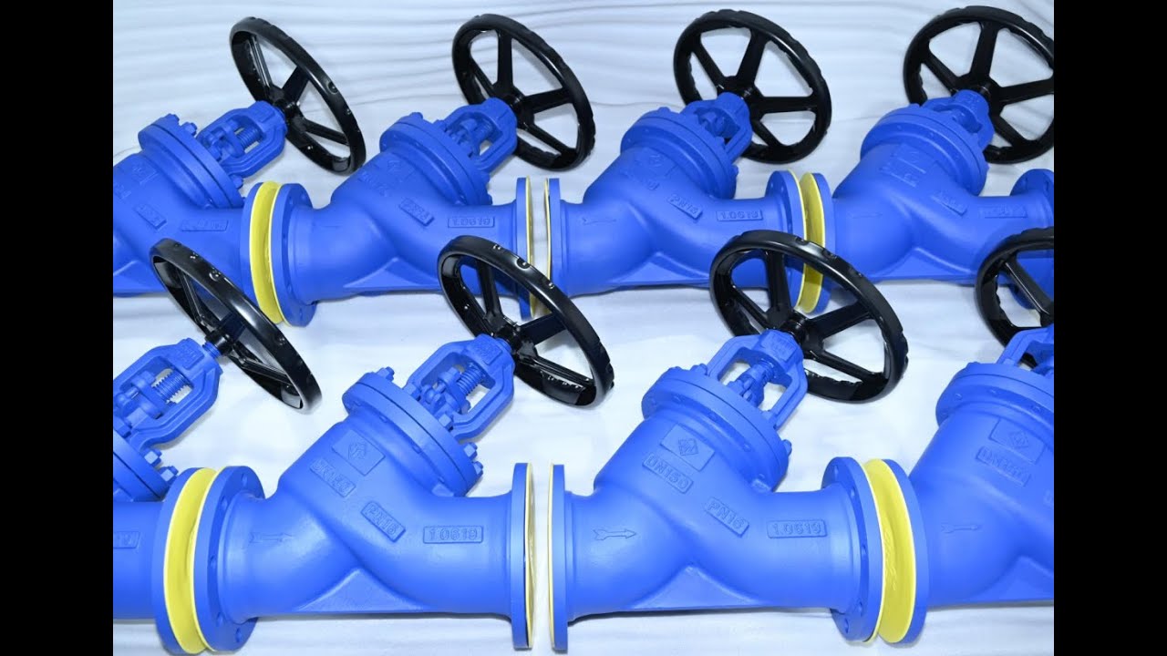 ETM Armaturen Y-Pattern Globe Valve Export To European Customer.