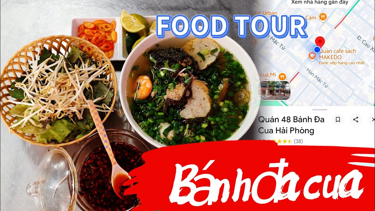 Món đặc sản khiến dân Hải Phòng tự hào – Bánh đa cua truyền thống! | FOOD TOUR 