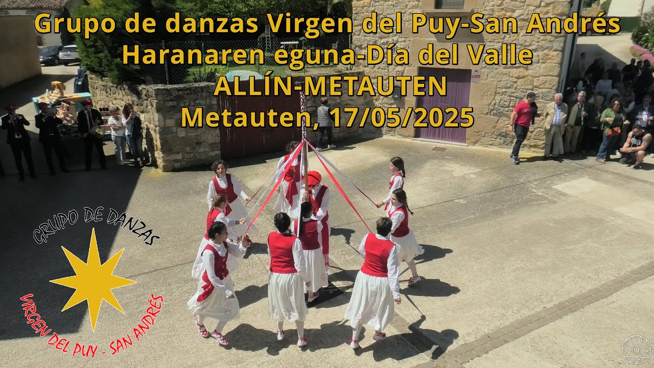 Grupo Virgen del Puy - San Andrés en el Día del Valle 2025, Metauten.