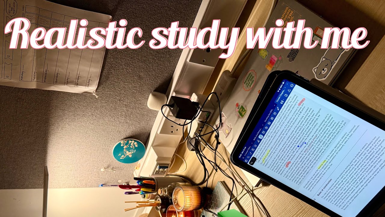 Study with me📚No music #lawstudent #studywithme #asmr 