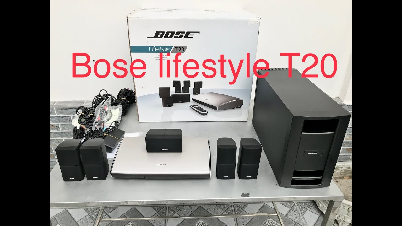 Hướng dẫn cắm dây và cài đặt loa bose lifestyle T20