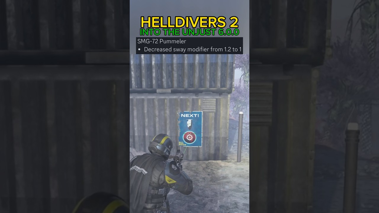 SMG-72 Pummeler BUFF After Patch Update 6.0.0 - Helldivers 2