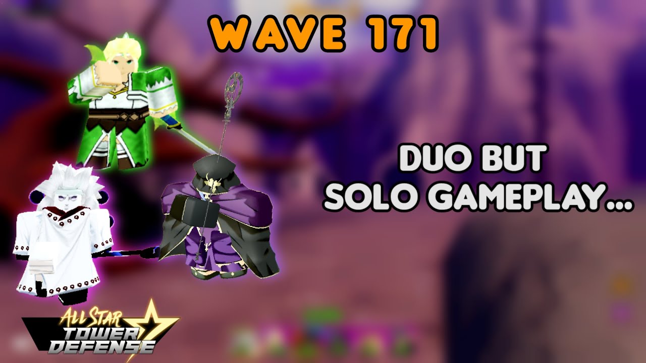 How To Get 171+ Wave In Duo Regular With 2 Accounts Without Fv Bug  | Astd | All Star Tower Defense