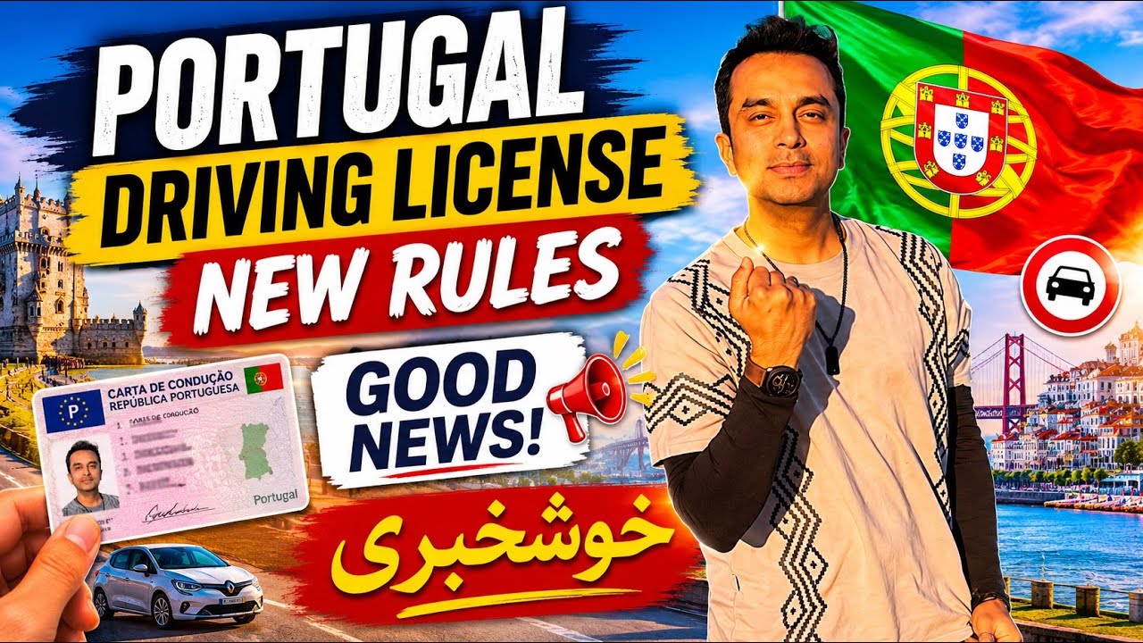 Portugal Driving License New Rules | Portugal Driving Test in English
