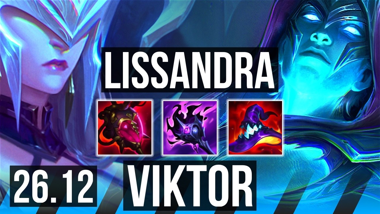 LISSANDRA vs VIKTOR (MID) | Deathfire Touch | EUW Diamond | 26.12