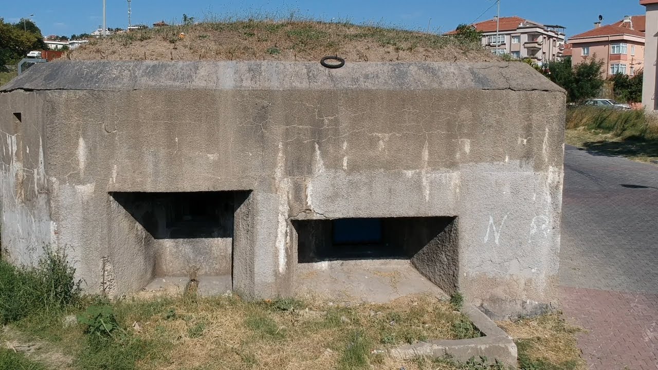 İSTANBUL'DA NAZİ SALDIRISINA KARŞI YAPILAN ASKERİ BİNALAR! | ÇAKMAK HATTI KORUGANLARI