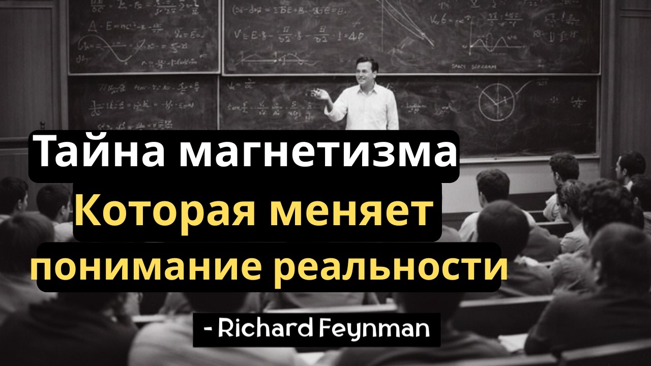 Почему работают магниты? Ответ Фейнмана перевернет ваше представление о реальности.