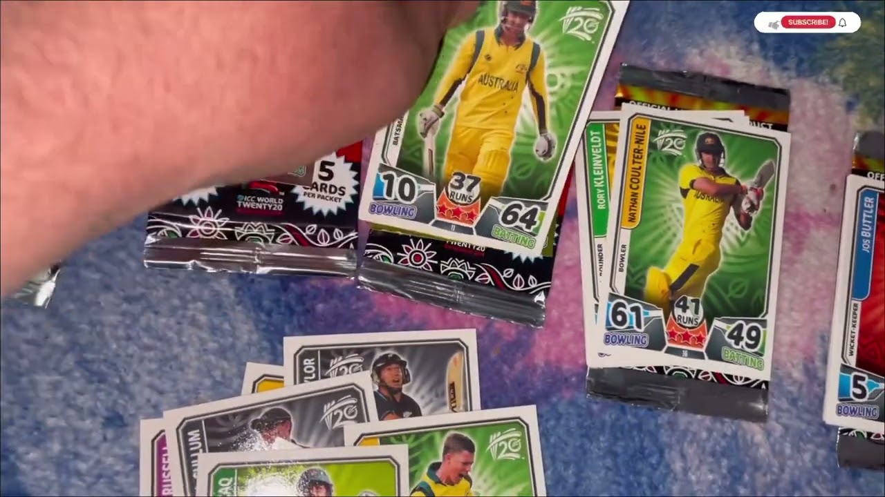 TOPPS CRICKET ATTAX 2014 WORLDCUP 10 FLOWPACKS UNBOXING 🔥🔥🔥🔥| CRICKET ATTAX WORLDCUP 2014 | CWC