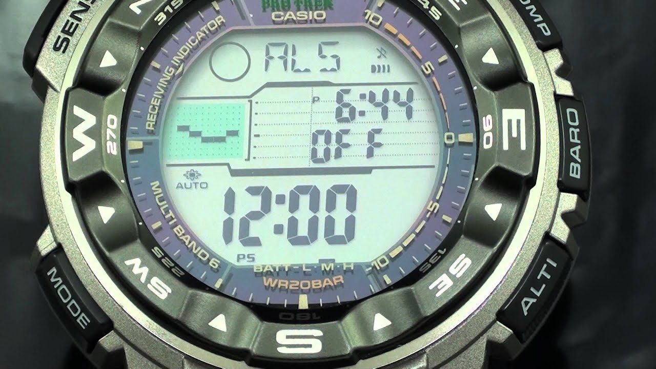Casio Pro Trek 2500T Video Watch Review
