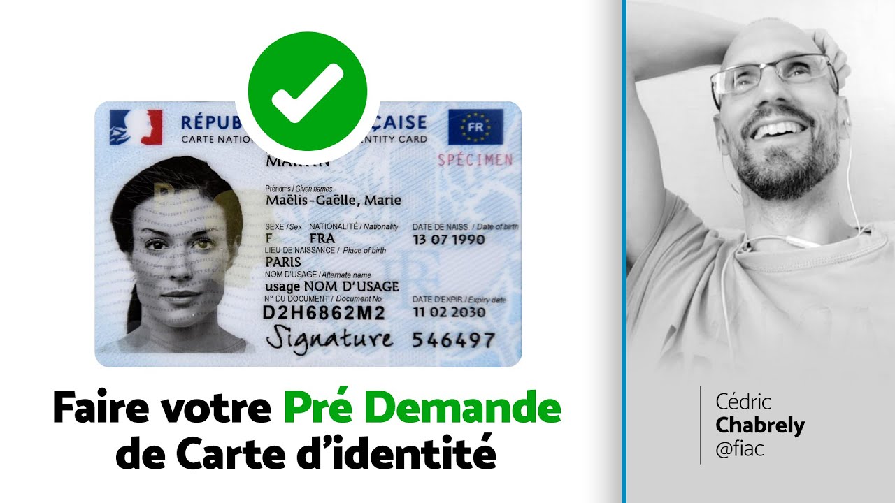Refaire sa carte nationale d'identité [Pré demande] CNI