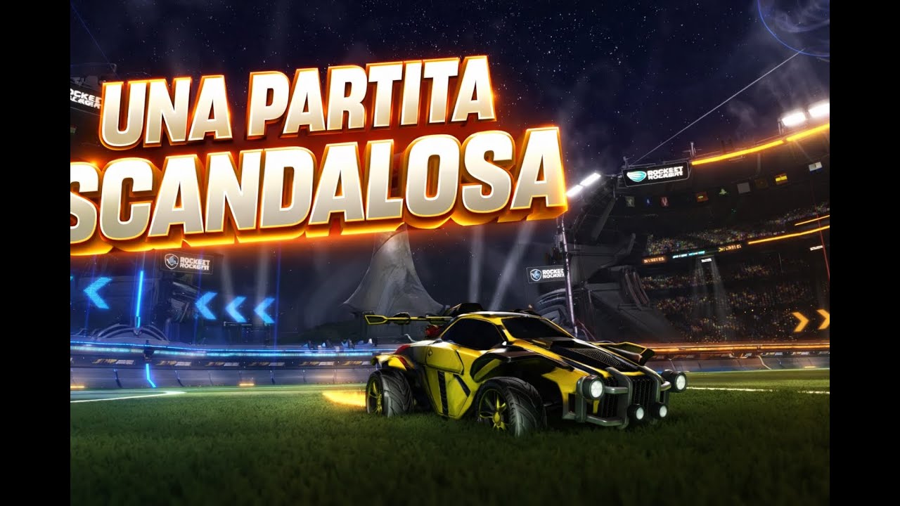 UNA PARTITA SCANDALOSA SU ROCKET LEAGUE!!!
