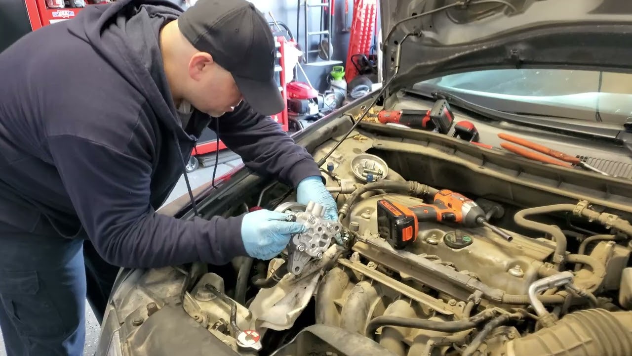 Replacing Power Steering Pump on a 2008-2012 Honda Accord, 2.4L I DIY I HOW TO I CAR MECHANIC