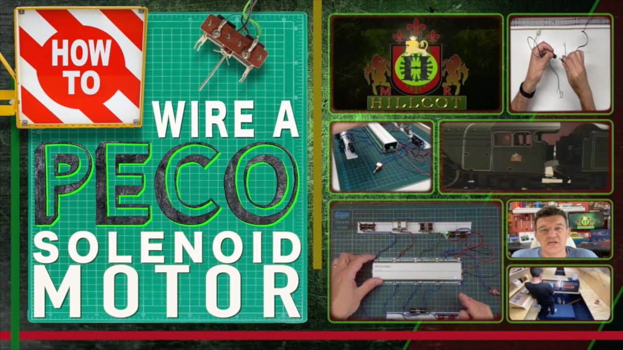 How to wire a Peco Solenoid Motor DC & DCC - Includes intro to DDC Concepts ADS-8SX