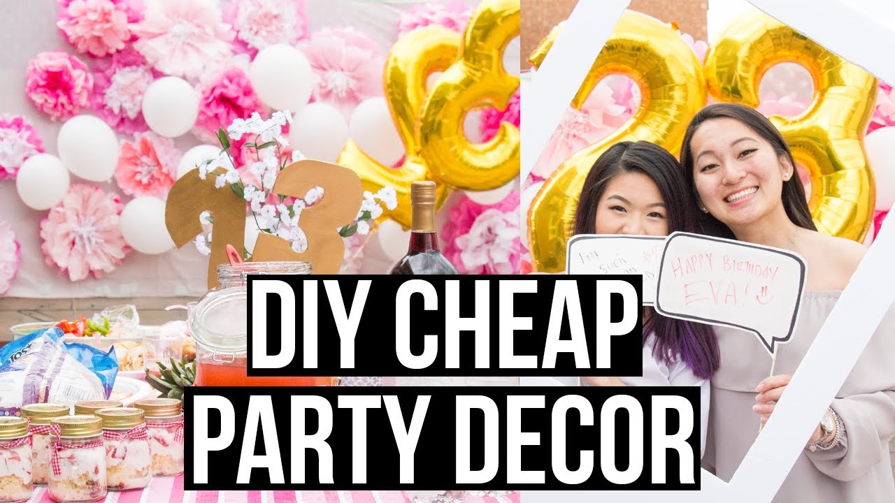 DIY Cheap and Easy Dollar Store Party Decorations | Eva Chung