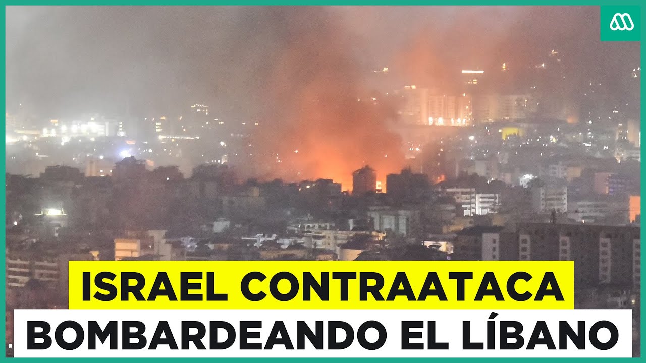 Israel ataca al Líbano: Así se desarrolla el bombardeo en Medio Oriente