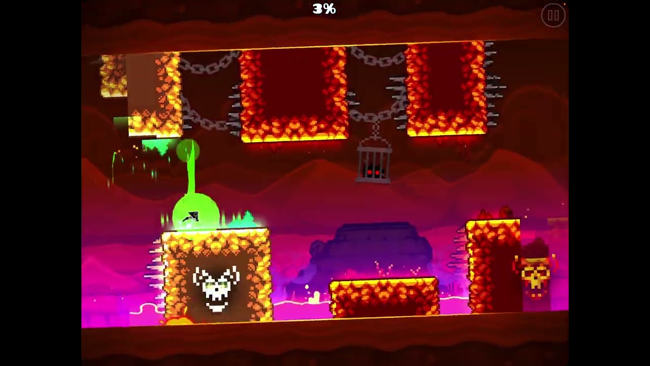 I played geometry dash now!! And more stuff and more
