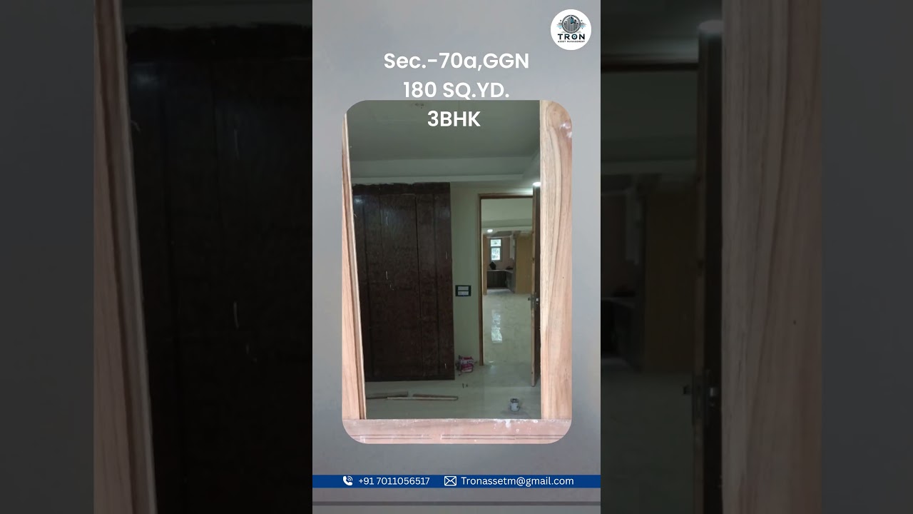 Sector 70A Gurgaon | 3BHK 180 Sq Yd | Top Location Perks & Modern Flat Benefits