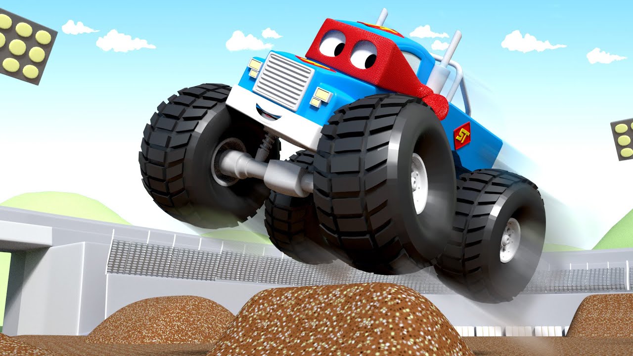 Carl der Super Truck - Der Monster Truck - Autopolis 🚒 Lastwagen Zeichentrickfilme f&uuml;r Kinder