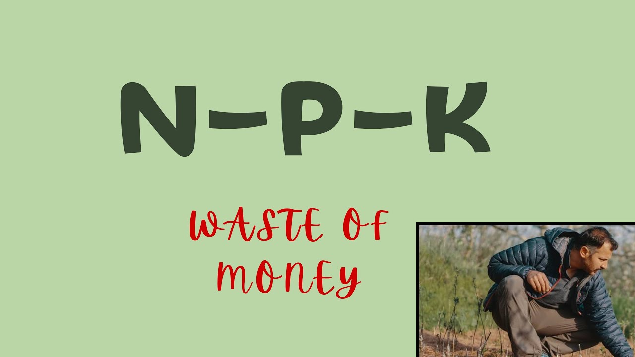 Why N - P - K is waste of money!!!! We don’t need synthetic NPK fertilisers!!