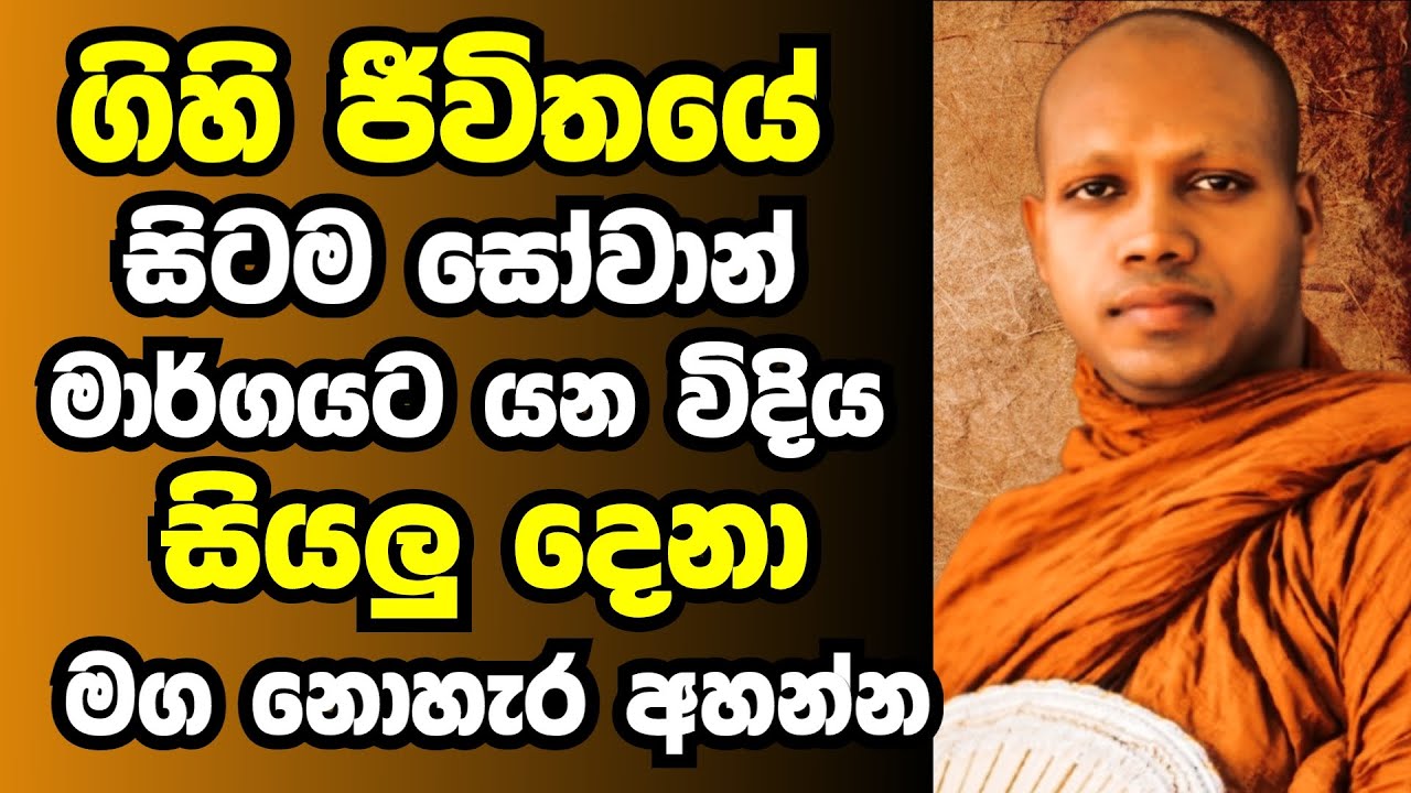 ගිහි ජීවිතයේ සිටම සෝවාන් මාර්ගයට යන විදිය  | Ven hasalaka seelawimala thero bana 2025