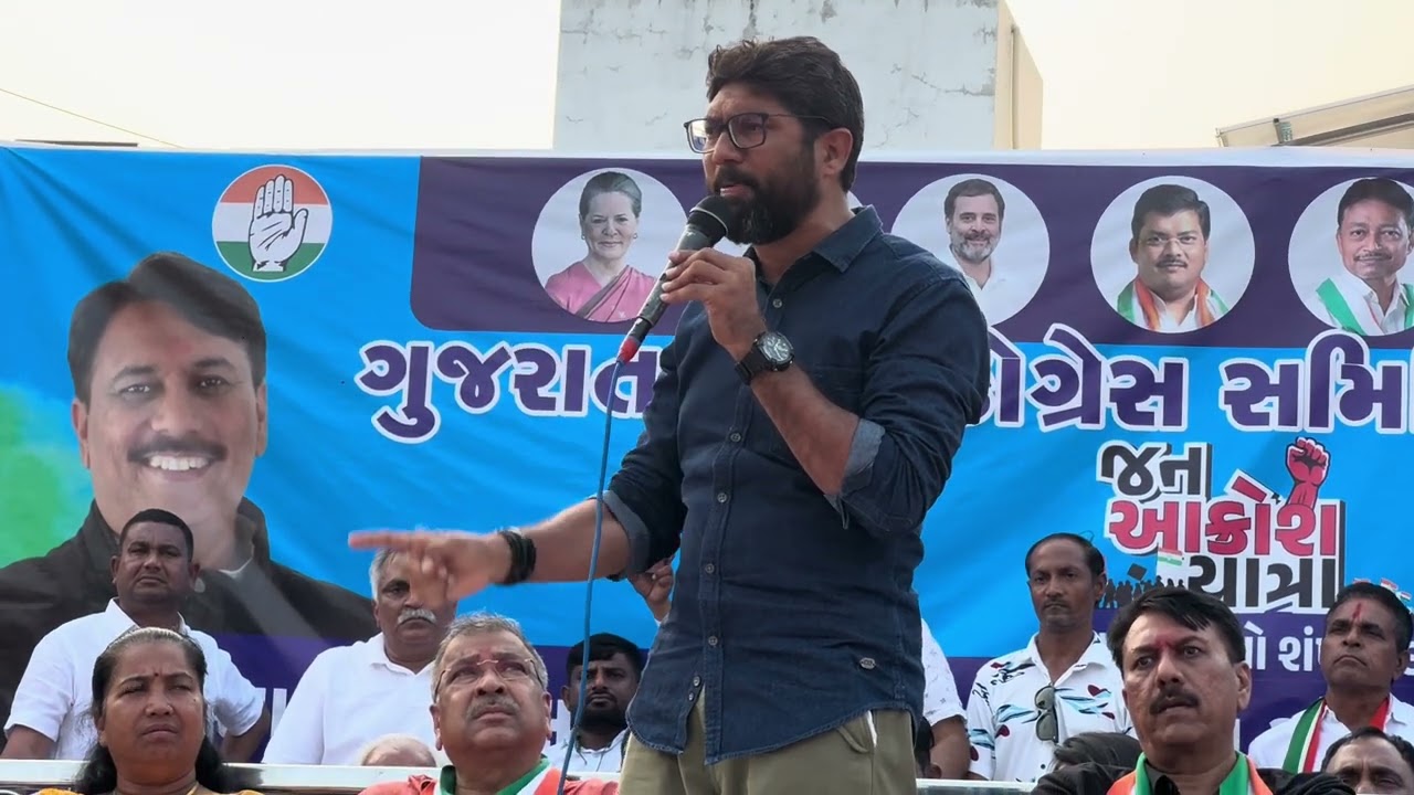 મહેસાણા ખાતે જન આક્રોશ યાત્રાની જંગી સભાને સંબોધન