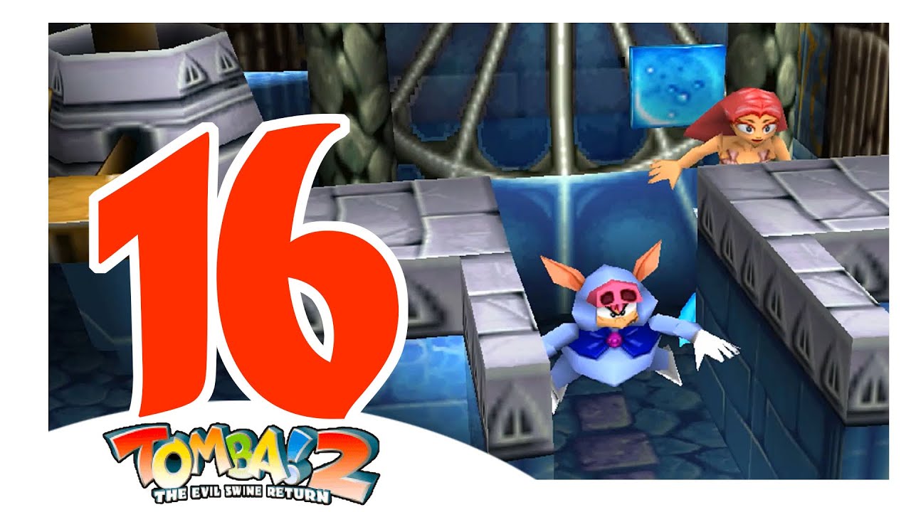 Swimming on Water Temple - (PSX) TOMBA! 2 Playthrough Part 16 | 🤫 Mute SafeZone