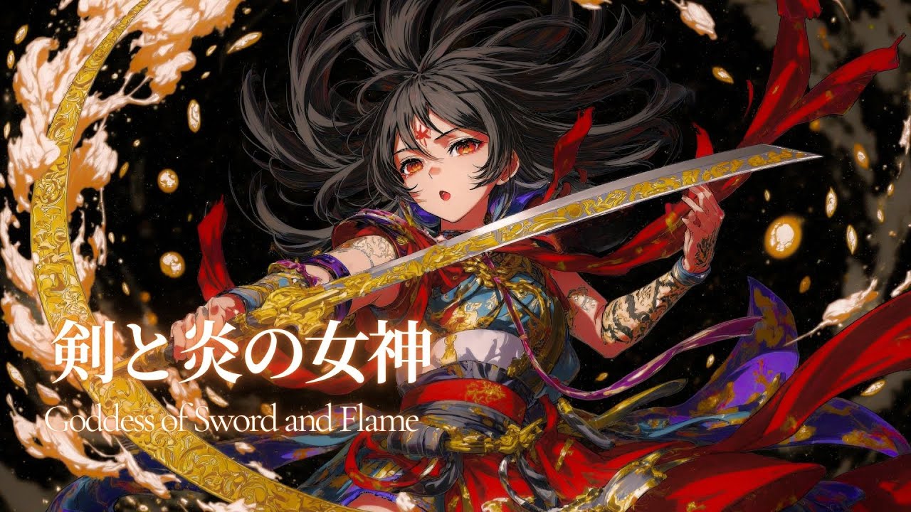 【異世界ケルト音楽】剣を持つ女神と黄昏の世界｜作業・勉強・睡眠用BGM（1時間）