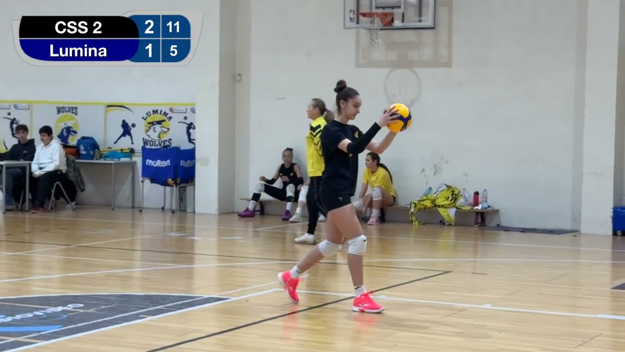 4K / Volei feminin U17 / Meci amical / CSS 2 - Lumina 3-1/ Set 4 / 31.01.2026