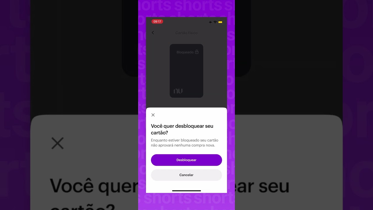 COMO DESBLOQUEAR CART&Atilde;O NUBANK #Nubank
