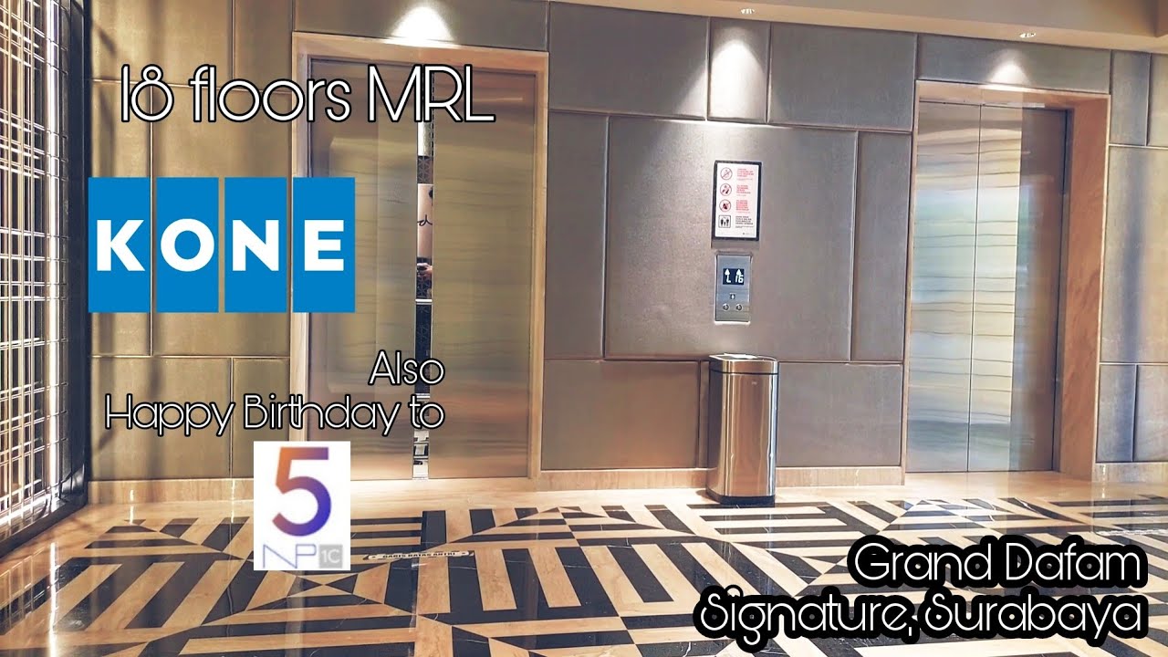 Mid rise Kone Monospace Elevator @ Grand Dafam Signature, Surabaya