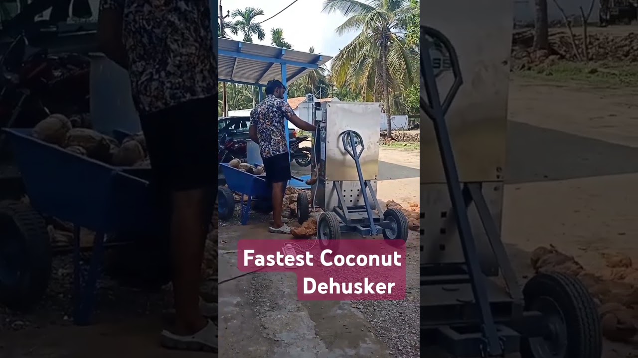 Matured Coconut Dehusker