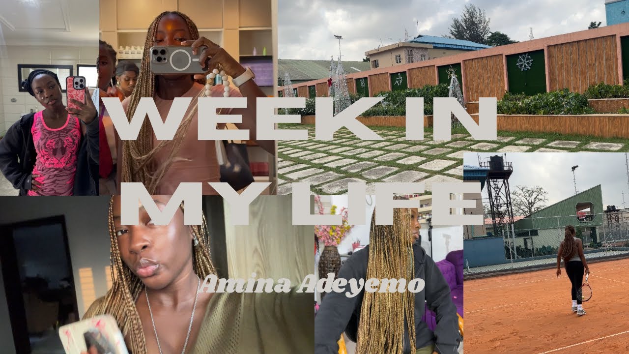 WEEK IN MY LIFE | first video | Amina Adeyemo