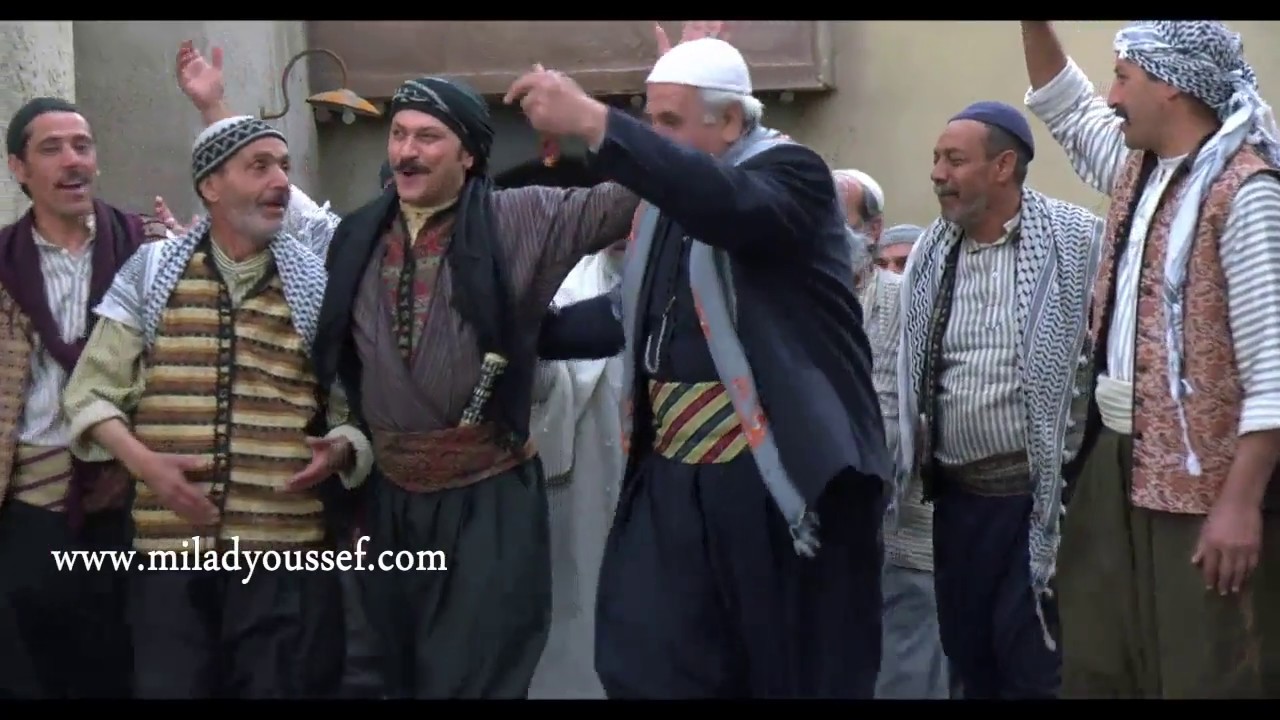 باب الحارة  ـ فرحة حارة الضبع برجوع العقيد معتز ـ ميلاد يوسف ـ وائل شرف ـ عباس النوري